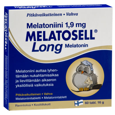 MELATOSELL LONG MELATONIINI 1,9 MG 60 TABLETTIA