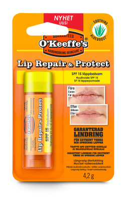 O KEEFFES LIP REPAIR PROTECT & SPF 15 HUULIVOIDE 4,2 G