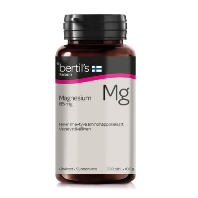 BERTILS Magnesium 85 mg tabletti 200 tablettia