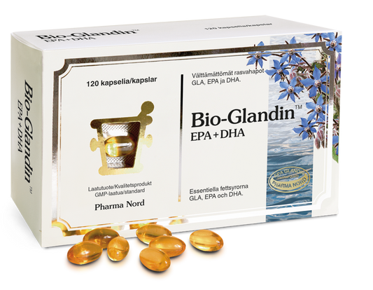 BIO-GLANDIN EPA + DHA 120 KAPSELIA