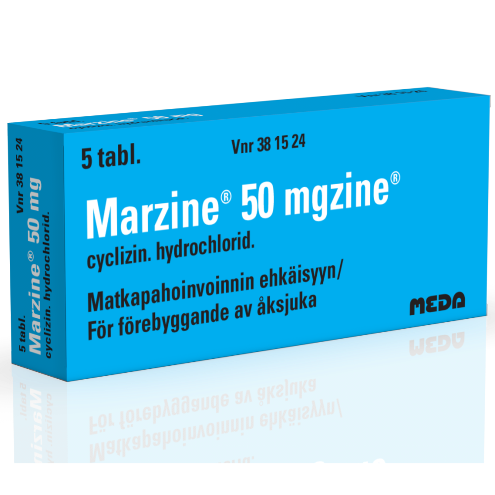 MARZINE 50 mg tabletti 5 tablettia