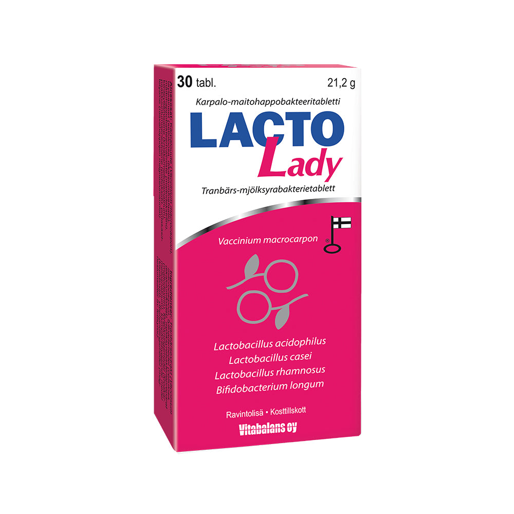 LACTO LADY MAITOHAPPOBAKTEERIVALMISTE 30 TABLETTIA