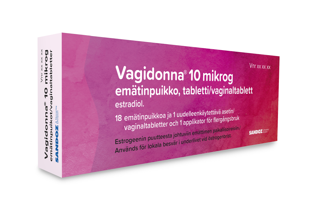 VAGIDONNA 0,01 mg emätinpuikko 18 kpl