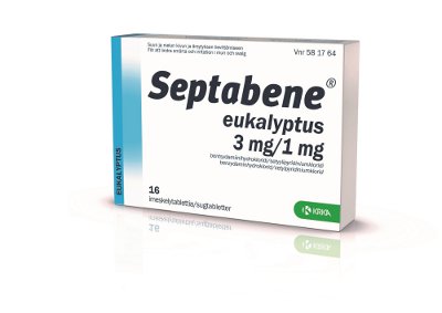 SEPTABENE EUKALYPTUS 1 mg/3 mg imeskelytabletti 16 tablettia
