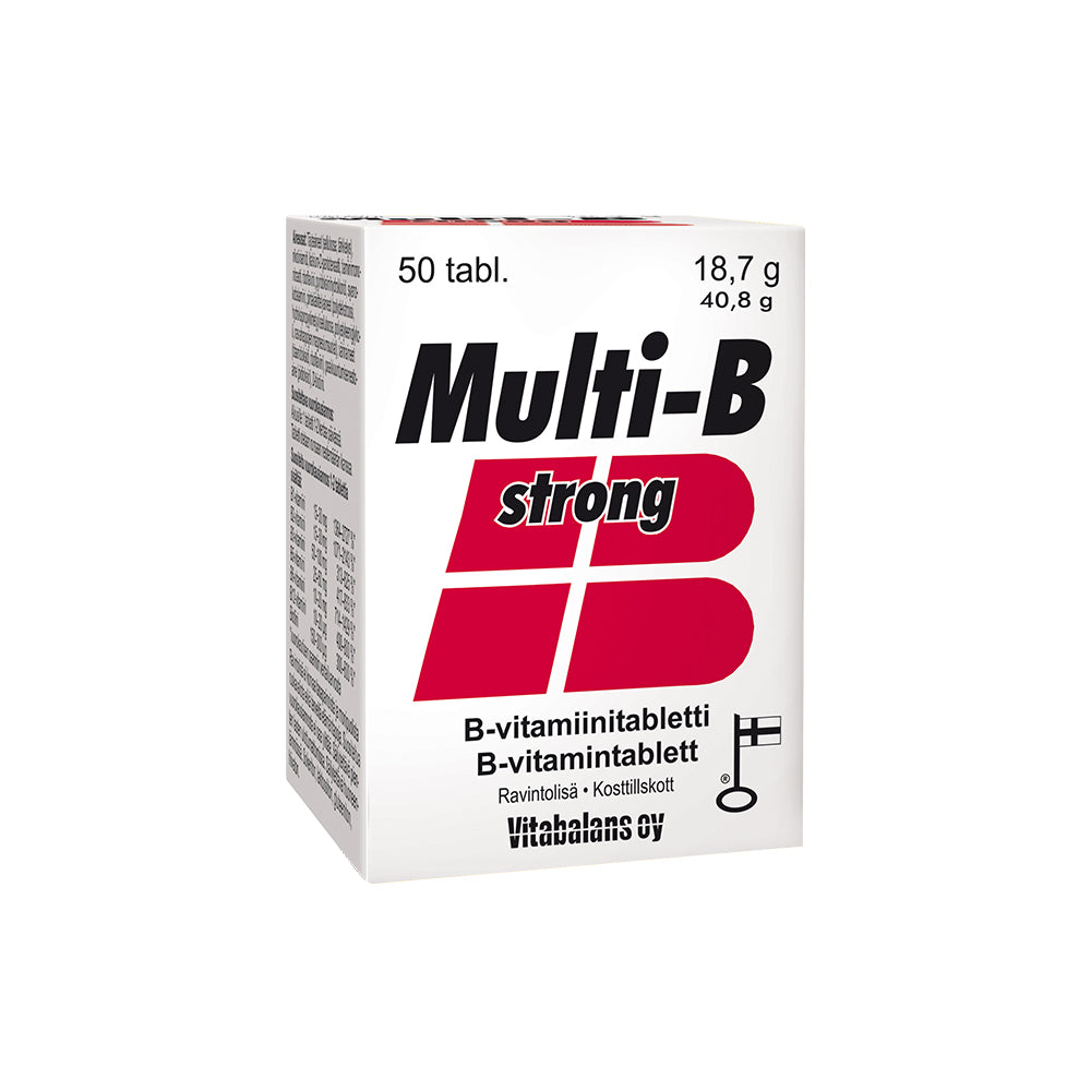 MULTI-B-STRONG B-VITAMIINIVALMISTE 50 TABLETTIA