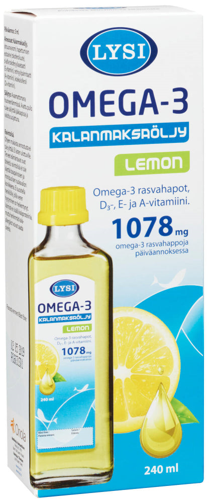 LYSI Omega-3 kalanmaksaöljy 240 ml
