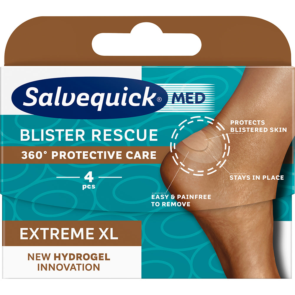 SALVEQUICK MED BLISTER RESCUE EXTREME XL 4 KPL
