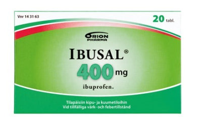 IBUSAL 400 mg tabletti, kalvopäällysteinen 20 tablettia