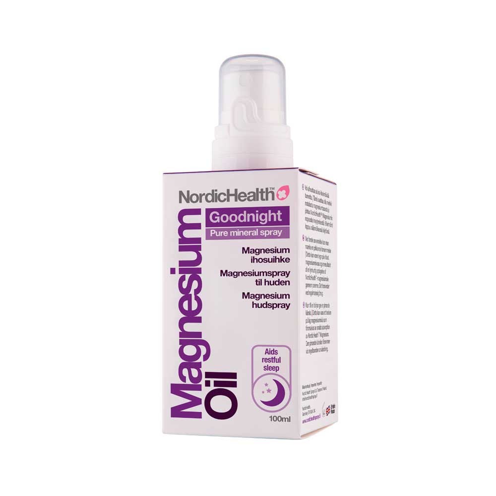 NORDIC HEALTH Magnesium Oil Goodnight magnesiumihosuihke 100 ml