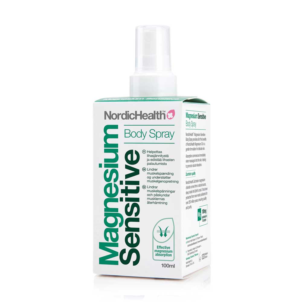 NORDIC HEALTH Magnesium Oil Sensitive Body Spray magnesiumihosuihke 100 ml