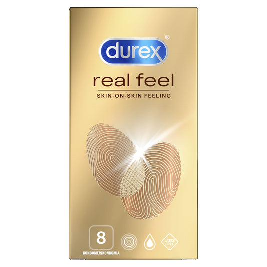 DUREX Real Feel lateksiton kondomi luonnollinen tuntu 56 mm8 kpl