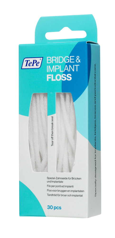 TEPE Bridge & Implant Floss hammaslanka 30 kpl