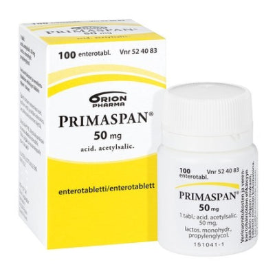 PRIMASPAN 50 mg enterotabletti 100 tablettia