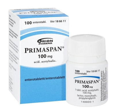PRIMASPAN 100 mg enterotabletti 100 kpl