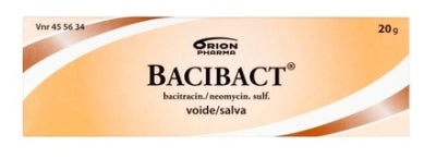 BACIBACT 5 mg/g/500 IU/g voide 20 g