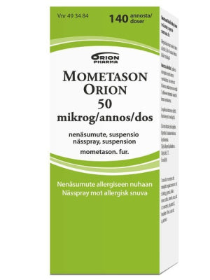 MOMETASON ORION 0,05 mg/annos nenäsumute, suspensio 140 annosta