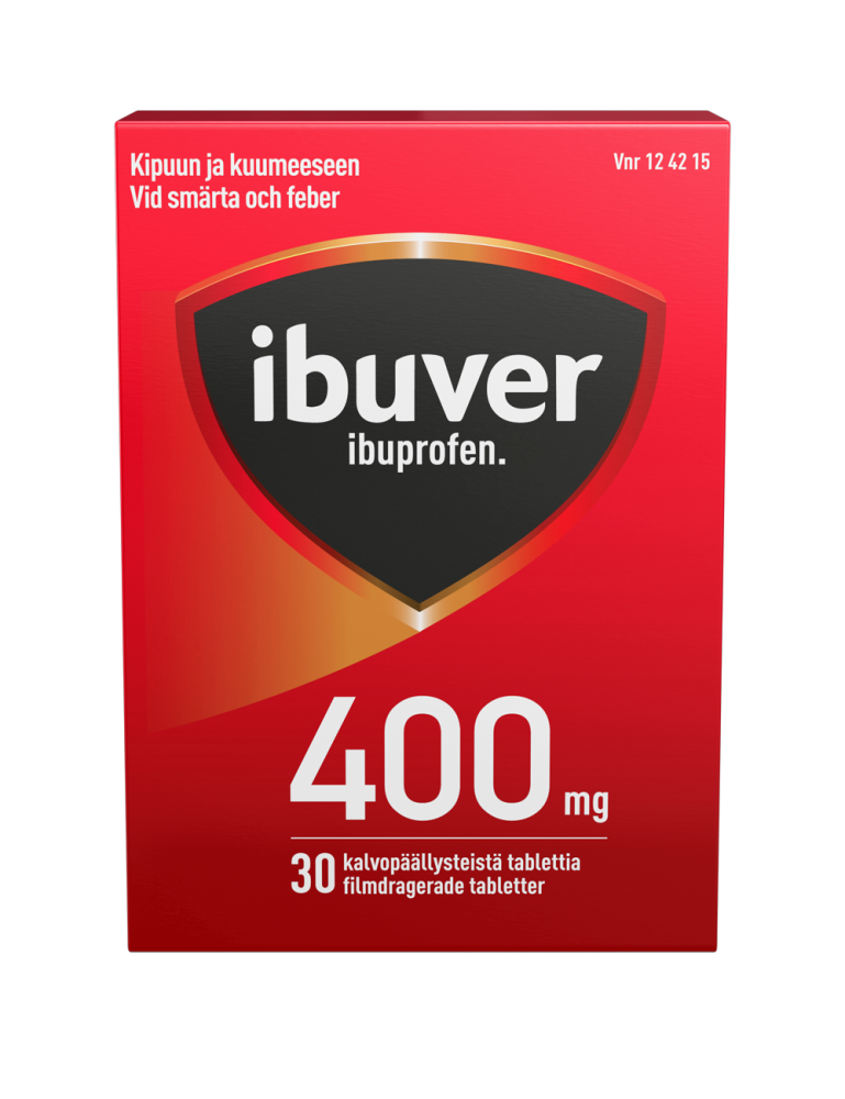 IBUVER 400 mg tabletti, kalvopäällysteinen 30 tablettia