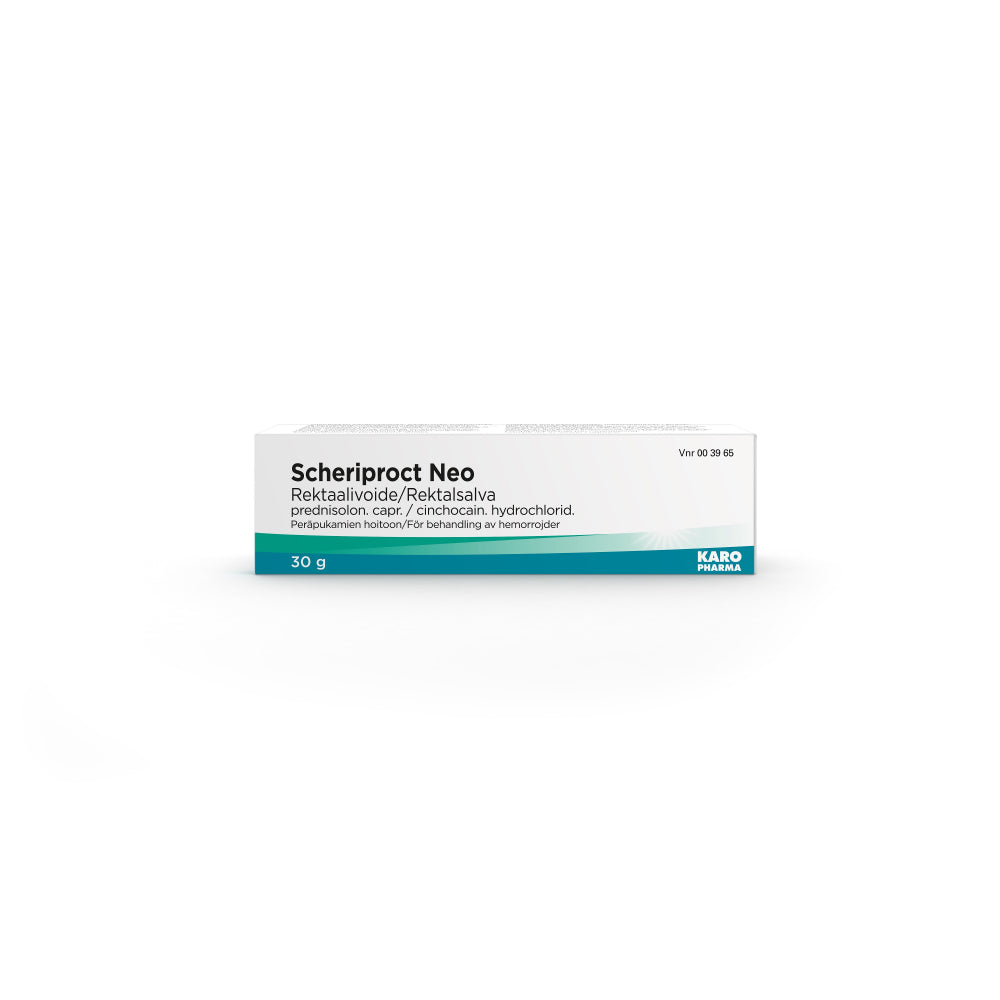 SCHERIPROCT NEO 1,5 mg/g/5 mg/g rektaalivoide 30 g