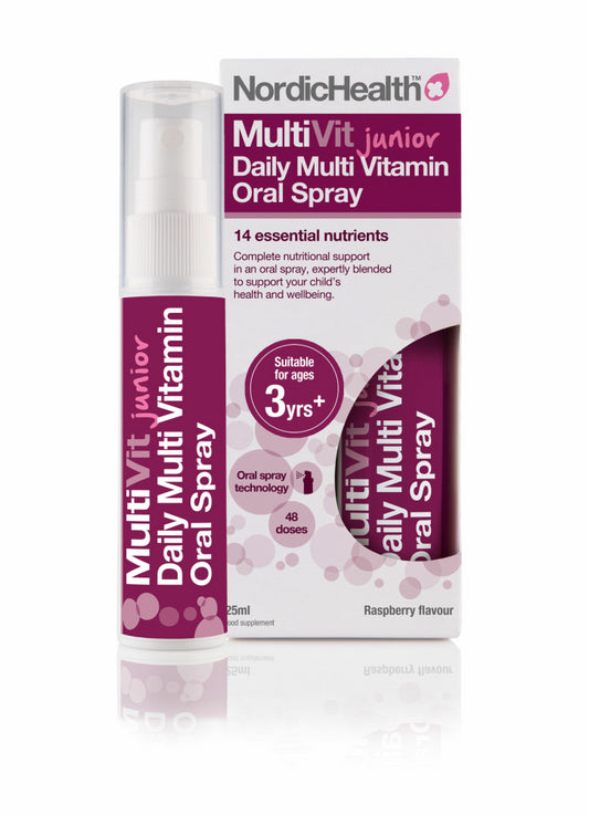 NORDIC Health Multivit Junior vitamiinisuihke 25 ml