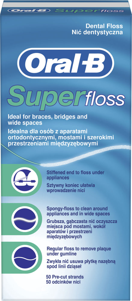 ORAL-B Super Floss hammaslanka 1 kpl