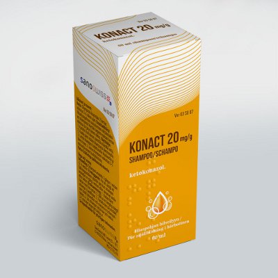 KONACT 20 mg/g shampoo 60 ml