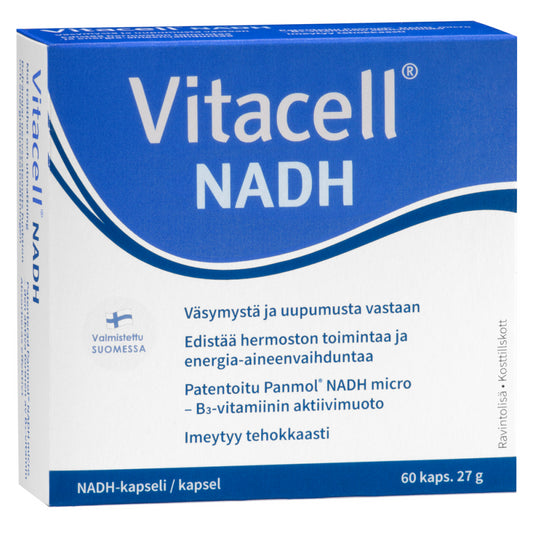 VITACELL NADH nikotiiniamidiadeniinidinukleotidikapseli 60 kaps