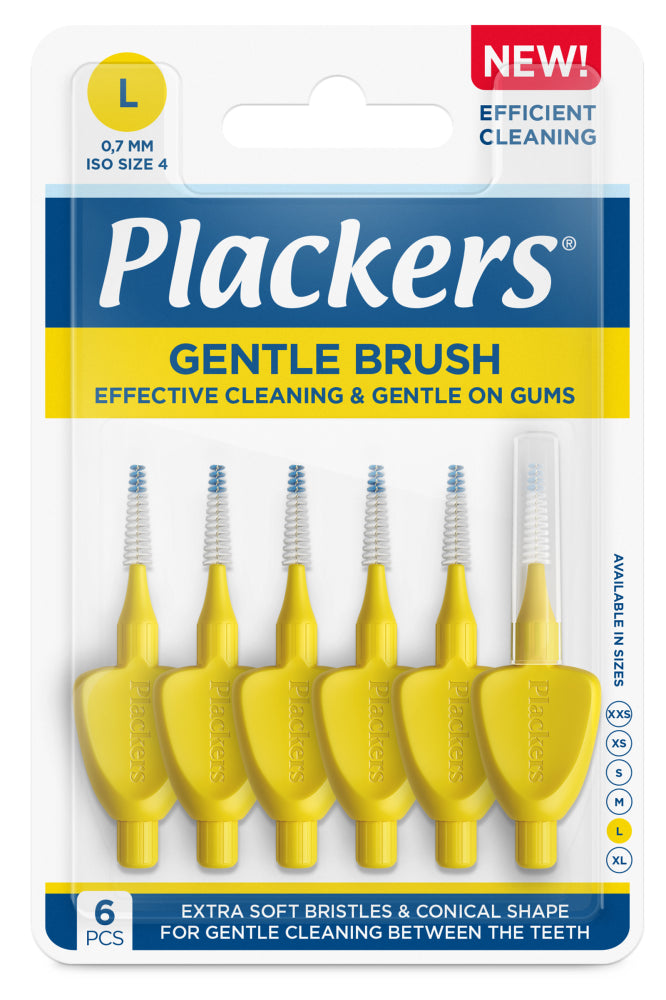 PLACKERS Gentle Brush L 0.7 mm hammasväliharja