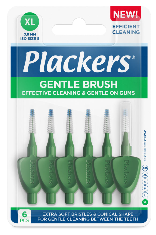 PLACKERS Gentle Brush XL 0.8 mm hammasväliharja