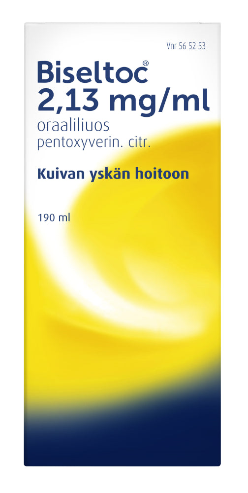 BISELTOC 1,35 mg/ml oraaliliuos 190 ml