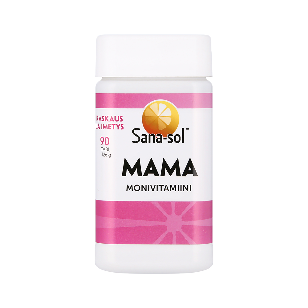 SANA-SOL Mama monivitamiini 90 tablettia