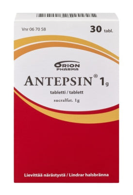 ANTEPSIN 1 g tabletti 30 tablettia