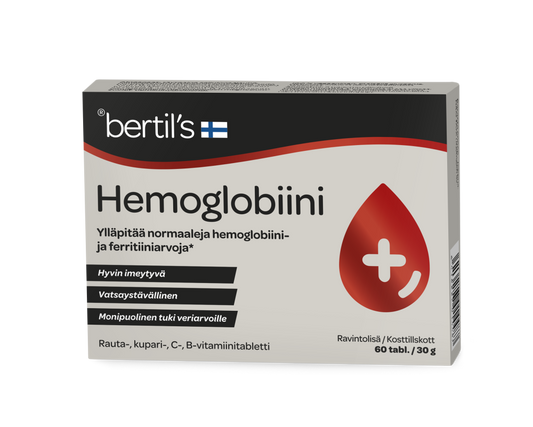BERTILS Hemoglobiini tabletti 60 tablettia