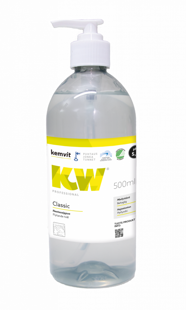 KW Classic hajusteeton nestesaippua 500 ml