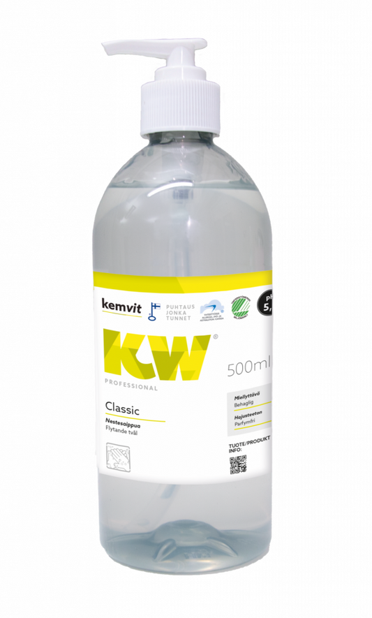 KW Classic hajusteeton nestesaippua 500 ml