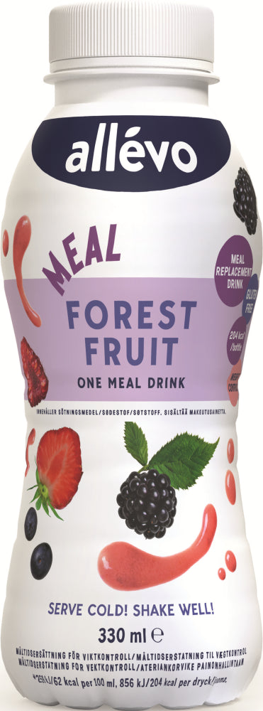 ALLEVO Forest Fruit Smoothie ateriankorvike 330 ml