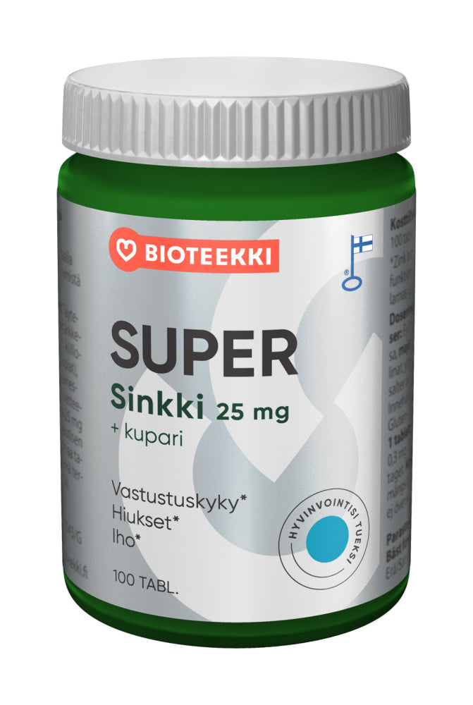 SUPER Sinkki 25 mg tabletti 100 tabl