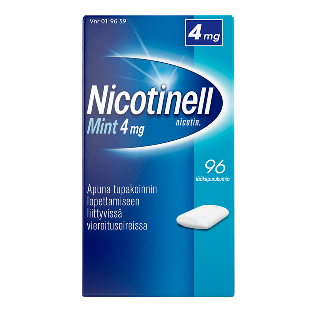 NICOTINELL MINT 4 mg lääkepurukumi 96 kpl