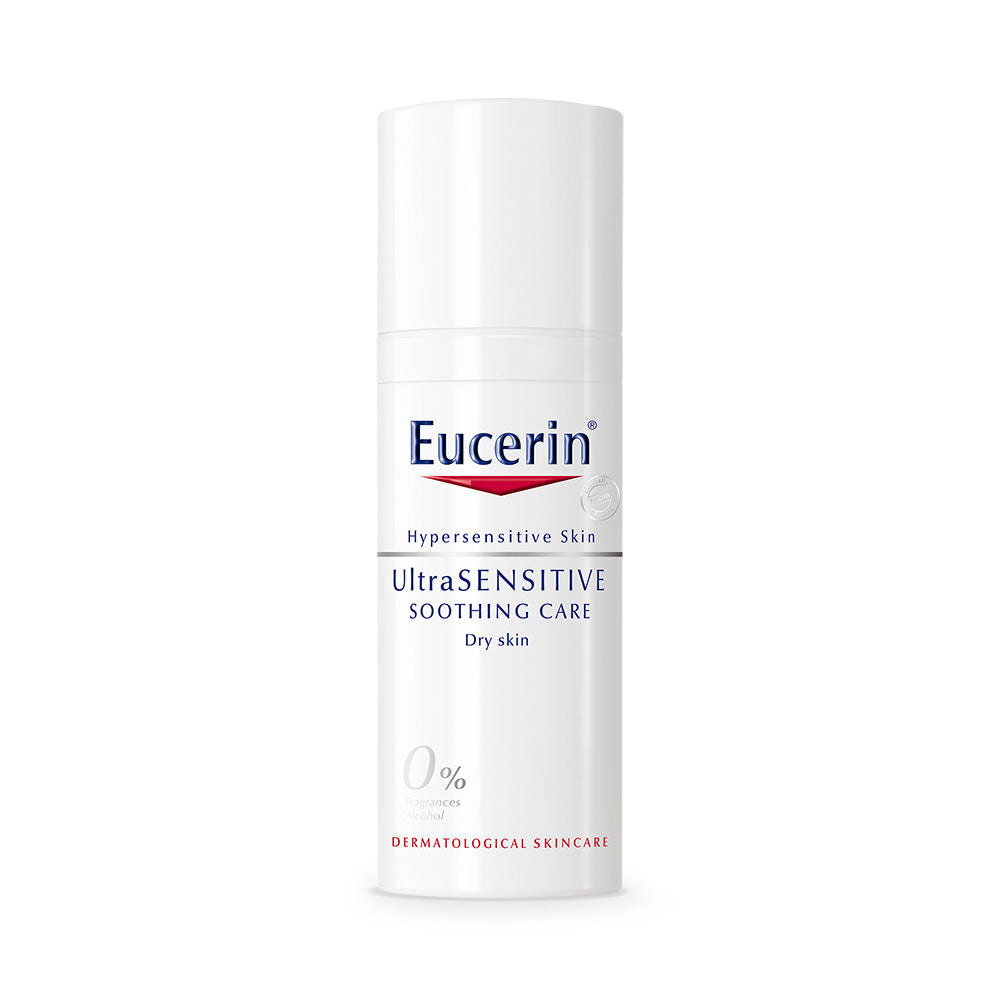 EUCERIN Ultrasensitive Soothing Care Dry Skin rauhoittava kasvovoide kuivalle iholle 50 ml