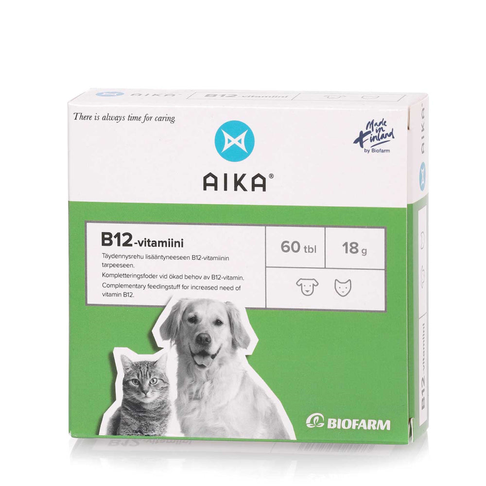 AIKA B12-vitamiini koirille ja kissoille