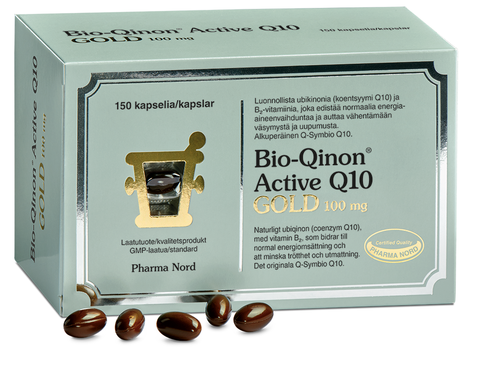 BIO-Qinon Q10 Gold 100 mg ubikinonivalmiste 150 kapselia