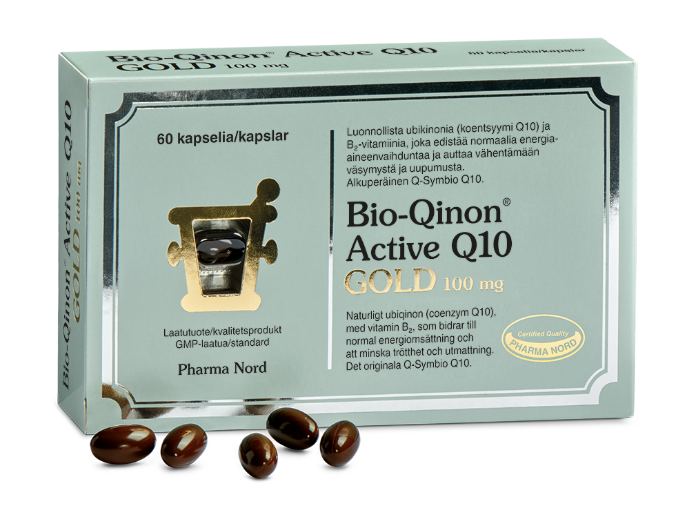 BIO-Qinon Q10 Gold 100 mg ubikinonivalmiste 60 kapselia
