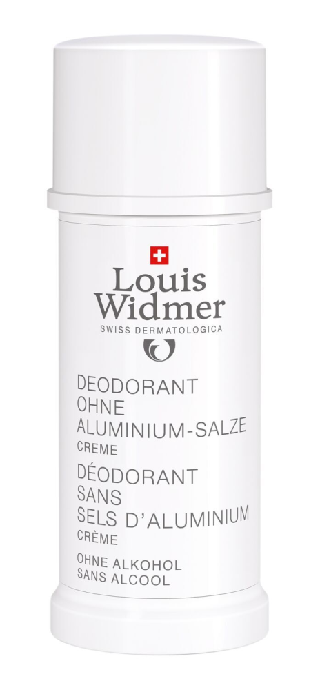 LOUIS WIDMER Deodorant Aluminium Salts Free Cream, hajustettu 40 ml