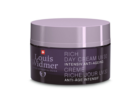 LOUIS WIDMER Rich Day Cream UV 30 kasvovoide, hajustettu 50 ml