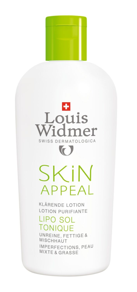 LOUIS WIDMER Skin Appeal Lipo Sol Tonic kasvovesi, hajusteeton 150 ml