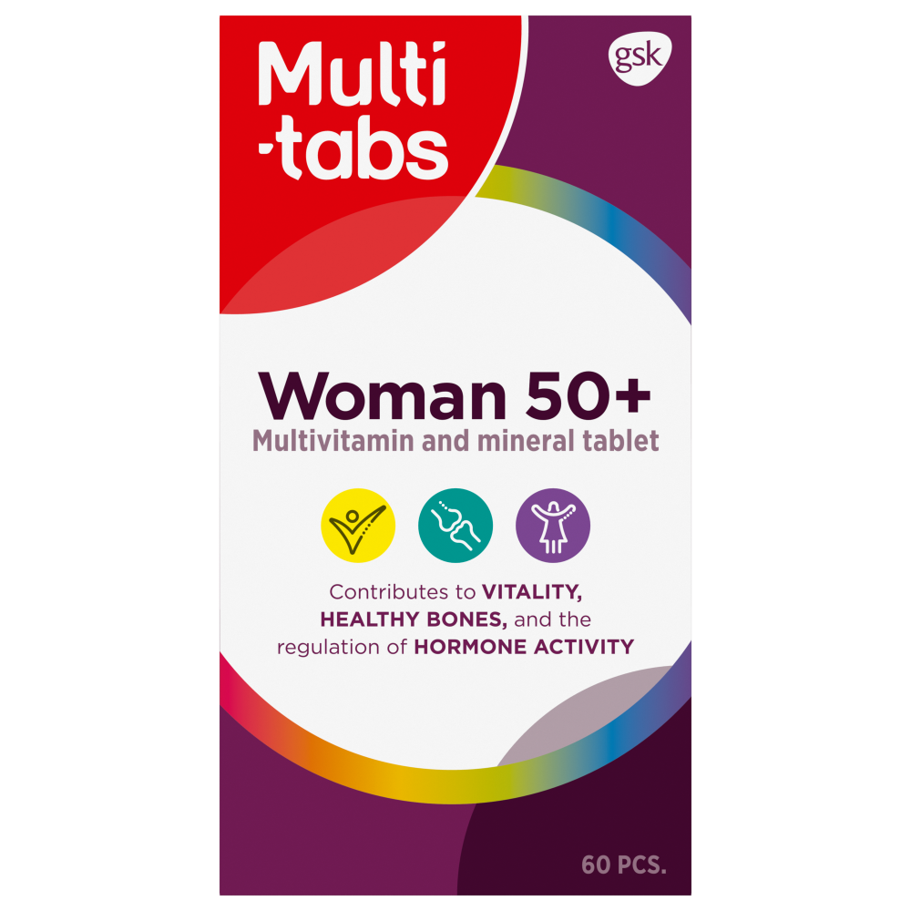 MULTI-TABS Woman 50+ monivitamiini 60 kpl