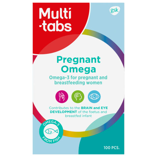 MULTI-TABS Pregnant Omega-3 100 kpl