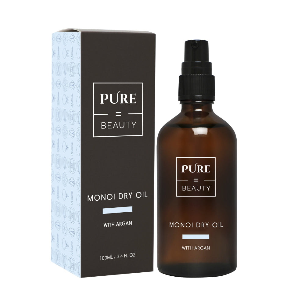 PURE=BEAUTY Monoi dry oil + argan kuivaöljy 100 ml