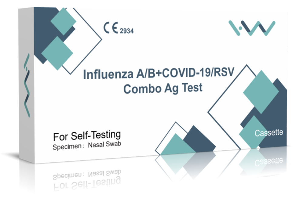 H&W Influenza A/B+Covid-19/rsv Combo Ag Test yhdistelmätesti 1 kpl