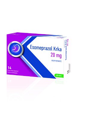 ESOMEPRAZOL KRKA 20 mg enterokapseli 14 fol