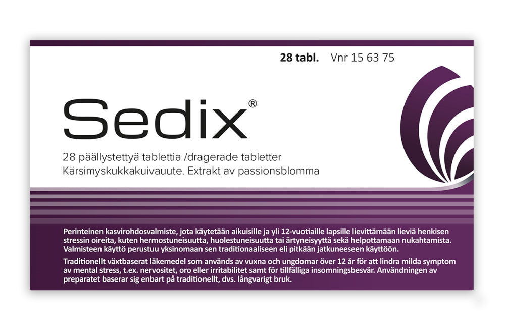 SEDIX tabletti 200 mg kasvirohdosvalmiste 28 tablettia